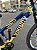 BICICLETA MTB FREERIDE ARO (26) VIKINGX TUFF-25 KIT 7 VELOCIDADES FREIO A DISCO MECÂNICO COR AZUL/AMARELO - Imagem 4