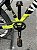 BICICLETA MTB FREERIDE ARO (26) VIKINGX TUFF-25 KIT 7 VELOCIDADES FREIO A DISCO MECÂNICO COR PRETO/NEON/AZUL - Imagem 3