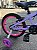 BICICLETA ARO (16) FEMININA COR LILAS S/ MARCHA ATHOR BRAVE EM ALUMINIO - Imagem 3