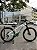 BICICLETA MTB FREERIDE ARO (26) VIKINGX TUFF-25 KIT 7 VELOCIDADES FREIO A DISCO MECÂNICO COR BRANCO/VERDE/PRETO - Imagem 1