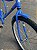 BICICLETA ARO (26) MASCULINA BARRA CIRCULAR COR AZUL S/MARCHA FREIO CONTRA PEDAL MARCA MONARK - Imagem 6