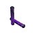 PAR DE MANOPLA PUNHO BIKE BMX FREERIDE GTA ROXO 165MM - Imagem 1