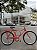 BICICLETA ARO (26) MASCULINA BARRA CIRCULAR COR VERMELHA S/MARCHA FREIO CONTRA PEDAL MARCA MONARK - Imagem 9