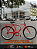 BICICLETA ARO (26) MASCULINA BARRA CIRCULAR COR VERMELHA S/MARCHA FREIO CONTRA PEDAL MARCA MONARK - Imagem 1