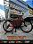 BICICLETA MTB ARO (29) HOUSTON KAMP CÂMBIO SHIMANO 21VELOCIDADES (3X7) FREIO DISC MECÂNICO TAMANHO 15 (P) VERMELHO/AZUL - Imagem 1