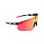 OCULOS CICLISMO MAGNETICO DUAS LENTES PRETO E VERMELHO/LARANJA ESPELHADA - Imagem 3