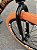 BICICLETA MTB FREERIDE ARO (26) HUPI STRIP KIT SINGLE (SEM MARCHA) FREIO DISC TRASEIRO SHIMANO MT200 COR PRETO/LARANJA - Imagem 7