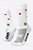 MEIA CICLISMO CANO MÉDIO HUPI SMALL HEART BRANCO TAMANHO (34 A 38) - Imagem 4