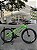 BICICLETA MTB FREERIDE ARO (26) HUPI STRIP KIT SINGLE (SEM MARCHA) FREIO DISC TRASEIRO SHIMANO MT200 COR VERDE/PRETO - Imagem 1