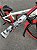 BICICLETA MTB FREERIDE ARO (26) HUPI STRIP KIT SINGLE (SEM MARCHA) FREIO DISC TRASEIRO SHIMANO MT200 COR BRANCO/VERMELHO - Imagem 7