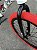 BICICLETA MTB FREERIDE ARO (26) HUPI STRIP KIT SINGLE (SEM MARCHA) FREIO DISC TRASEIRO SHIMANO MT200 COR BRANCO/VERMELHO - Imagem 9