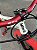 BICICLETA MTB FREERIDE ARO (26) HUPI STRIP KIT SINGLE (SEM MARCHA) FREIO DISC TRASEIRO SHIMANO MT200 COR BRANCO/VERMELHO - Imagem 8