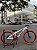 BICICLETA MTB FREERIDE ARO (26) HUPI STRIP KIT SINGLE (SEM MARCHA) FREIO DISC TRASEIRO SHIMANO MT200 COR BRANCO/VERMELHO - Imagem 1