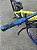 BICICLETA MTB FREERIDE ARO (26) HUPI STRIP KIT SINGLE (SEM MARCHA) FREIO DISC TRASEIRO SHIMANO MT200 COR AMARELO/AZUL - Imagem 8