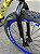 BICICLETA MTB FREERIDE ARO (26) HUPI STRIP KIT SINGLE (SEM MARCHA) FREIO DISC TRASEIRO SHIMANO MT200 COR AMARELO/AZUL - Imagem 10