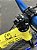 BICICLETA MTB FREERIDE ARO (26) HUPI STRIP KIT SINGLE (SEM MARCHA) FREIO DISC TRASEIRO SHIMANO MT200 COR AMARELO/AZUL - Imagem 7