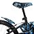 BICICLETA ARO (16) MASCULINA COR CAMUFLADA AZUL S/MARCHA FREIO V-BRAKE MARCA GROOVE - Imagem 2
