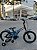BICICLETA ARO (16) MASCULINA COR CAMUFLADA AZUL S/MARCHA FREIO V-BRAKE MARCA GROOVE - Imagem 2
