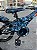 BICICLETA ARO (16) MASCULINA COR CAMUFLADA AZUL S/MARCHA FREIO V-BRAKE MARCA GROOVE - Imagem 4