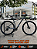 BICICLETA MTB ARO (29) OGGI HACKER HDS SHIMANO ESSA 8V FREIO DISC HIDRÁULICO TAMANHO 17 (M) COR GRAF/AZUL/PTO - Imagem 1