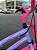 BICICLETA ARO (20) FEMININA COLLI CELINA SEM MARCHA FREIO V-BRAKE COM CESTA LILAS/ROSA - Imagem 6