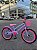 BICICLETA ARO (20) FEMININA COLLI CELINA SEM MARCHA FREIO V-BRAKE COM CESTA LILAS/ROSA - Imagem 1