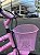 BICICLETA ARO (20) FEMININA COLLI CELINA SEM MARCHA FREIO V-BRAKE COM CESTA ROSA - Imagem 8
