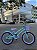 BICICLETA ARO (20) FEMININA COLLI CELINA SEM MARCHA FREIO V-BRAKE COM CESTA VERDE ACQUA/LILAS - Imagem 1