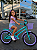 BICICLETA ARO (20) FEMININA COLLI CELINA SEM MARCHA FREIO V-BRAKE COM CESTA VERDE ACQUA/LILAS - Imagem 1