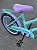 BICICLETA ARO (20) FEMININA COLLI CELINA SEM MARCHA FREIO V-BRAKE COM CESTA VERDE ACQUA/LILAS - Imagem 5