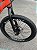 BICICLETA ARO (20) MTB COLLI AIRON 7 VELOCIDADES (1X7) FREIO A DISCO MECÂNICO COR LARANJA NEON - Imagem 7