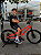 BICICLETA ARO (20) MTB COLLI AIRON 7 VELOCIDADES (1X7) FREIO A DISCO MECÂNICO COR LARANJA NEON - Imagem 1