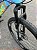 BICICLETA MTB FREERIDE ARO (26) VIKINGX TUFF X-25 CAMBIO 21 VELOCIDADES FREIO DISC MECÂNICO COR AZUL/LARANJA (USADA) - Imagem 10