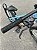 BICICLETA MTB FREERIDE ARO (26) VIKINGX TUFF X-25 CAMBIO 21 VELOCIDADES FREIO DISC MECÂNICO COR AZUL/LARANJA (USADA) - Imagem 7