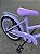 BICICLETA ARO (20) FEMININA COLLI CELINA SEM MARCHA FREIO V-BRAKE COM CESTA LILAS - Imagem 4