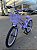 BICICLETA ARO (20) FEMININA COLLI CELINA SEM MARCHA FREIO V-BRAKE COM CESTA LILAS - Imagem 8