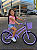 BICICLETA ARO (20) FEMININA COLLI CELINA SEM MARCHA FREIO V-BRAKE COM CESTA LILAS - Imagem 1