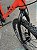 BICICLETA ARO (24) MTB MASCULINA/FEMININA COLLI AIRON 7 VELOCIDADES (1X7) FREIO A DISCO MECÂNICO COR LARANJA NEON - Imagem 10