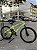 BICICLETA ARO (24) MTB MASCULINA/FEMININA COLLI AIRON 7 VELOCIDADES (1X7) FREIO A DISCO MECÂNICO COR AMARELO NEON - Imagem 1