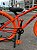 BICICLETA MTB FREERIDE ARO (26) ABSOLUTE BRUTUS KIT SINGLE (S/MARCHA) FREIO DISC HIDRÁULICO MT200 COR LARANJA/AZUL - Imagem 5