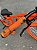 BICICLETA MTB FREERIDE ARO (26) ABSOLUTE BRUTUS KIT SINGLE (S/MARCHA) FREIO DISC HIDRÁULICO MT200 COR LARANJA/AZUL - Imagem 9