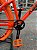 BICICLETA MTB FREERIDE ARO (26) ABSOLUTE BRUTUS KIT SINGLE (S/MARCHA) FREIO DISC HIDRÁULICO MT200 COR LARANJA/AZUL - Imagem 4