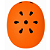 CAPACETE ADULTO COQUINHO LARANJA S/LED TAMANHO G (58-52) - Imagem 4