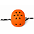 CAPACETE ADULTO COQUINHO LARANJA S/LED TAMANHO G (58-52) - Imagem 5