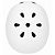 CAPACETE ADULTO COQUINHO BRANCO S/LED TAMANHO G (58-52) - Imagem 4