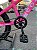 BICICLETA ARO (20) MTB COLLI DUBLIN ALUMINIO 7 VELOCIDADES (1X7) FREIO A DISCO MECÂNICO COR ROSA NEON - Imagem 5