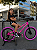 BICICLETA ARO (20) MTB COLLI GRAUZINHA 7 VELOCIDADES (1X7) FREIO A DISCO MECÂNICO COR ROSA NEON - Imagem 1