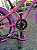 BICICLETA ARO (20) MTB COLLI GRAUZINHA 7 VELOCIDADES (1X7) FREIO A DISCO MECÂNICO COR ROSA NEON - Imagem 4