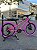 BICICLETA ARO (20) MTB COLLI GRAUZINHA 7 VELOCIDADES (1X7) FREIO A DISCO MECÂNICO COR ROSA NEON - Imagem 1