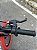 BICICLETA ARO (20) MTB COLLI GRAUZINHA 7 VELOCIDADES (1X7) FREIO A DISCO MECÂNICO COR BRANCA PNEU AZUL/VERMELHO - Imagem 7